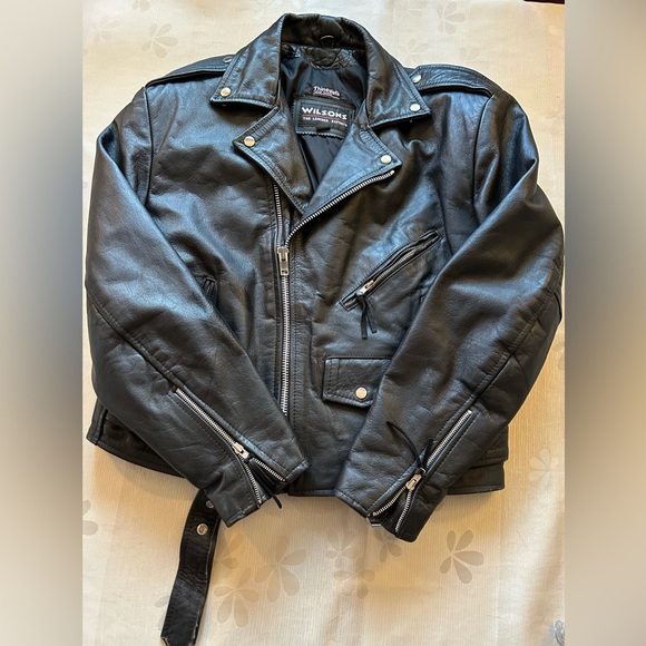 Other - Wilson’s leather MC motorcycle jacket